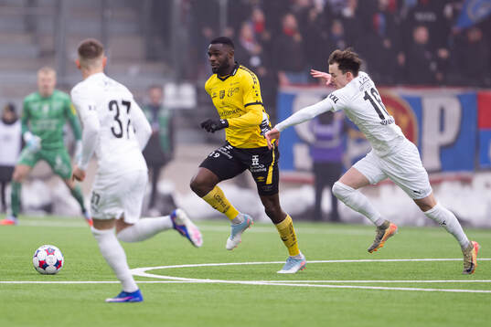 Elfsborgs Ibrahim Buhari och Helsingborgs Alexander