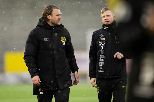 Elfsborgs manager Björn Hamberg och assisterande tränare