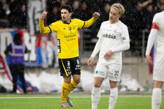 Elfsborgs Dion Krasniqi jublar