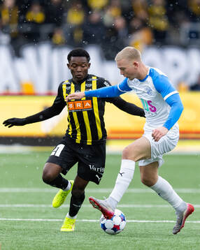 Häckens Abdoulaye Doumbia och Oddevolds Olle Kjellman