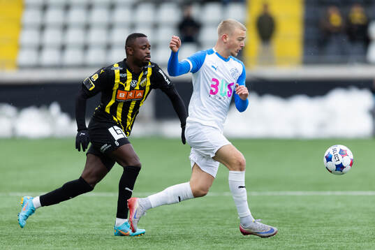 Häckens Brice Wembangomo och Oddevolds Olle Kjellman Olblad