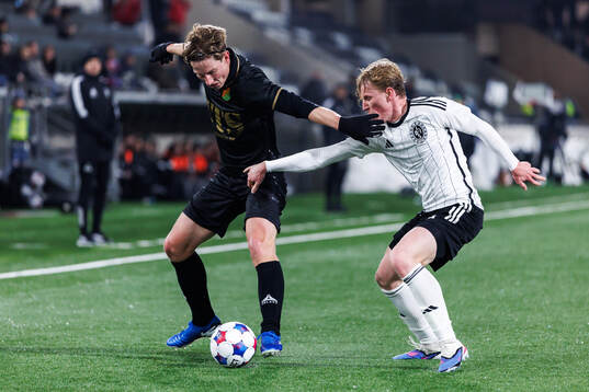 GAIS Robin Frej och Landskronas Gustaf Westström