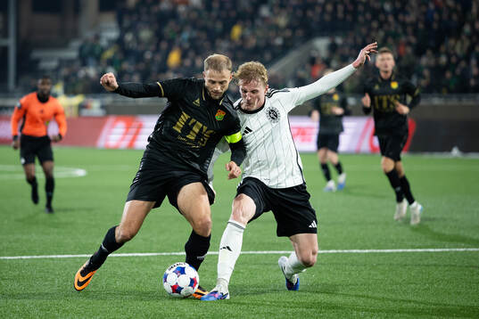 GAIS Gustav Lundgren och Landskronas Gustaf Westström
