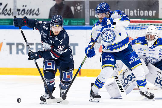 Linköpings Zion Nybeck och Leksands Alexander Lundqvist