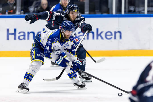 Leksands Oskar Lang och Linköpings Jonathan Myrenberg