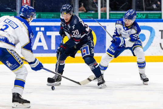 Linköpings Johan Johnsson och Leksands Lukas Vejdemo