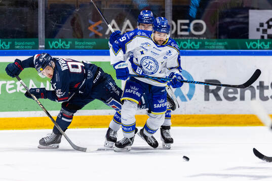Linköpings Zion Nybeck och Leksands Gabriel Fortier