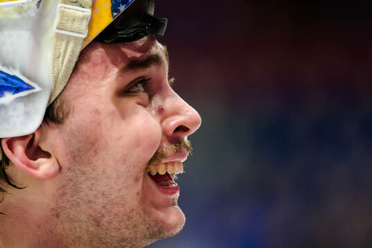 Leksands målvakt Marcus Gidlöf