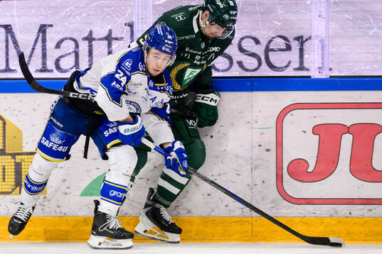 Leksands Arvid Eljas och Färjestads David Tomasek