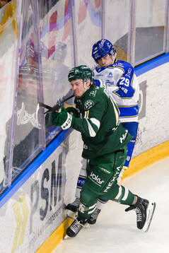 Färjestads Joakim Nygård och Leksands Michael Lindqvist