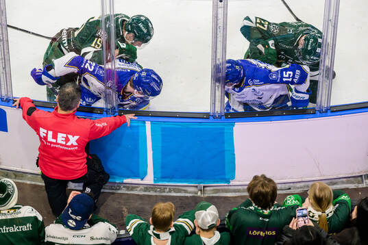 Färjestads Jack Berglund och Gabriel Carlsson