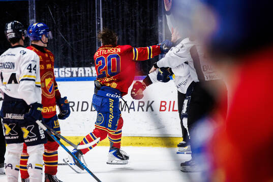 Djurgårdens Mathias Emilio Pettersen och HV71s William