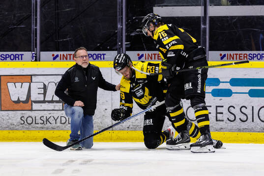 Västerås Kim Rosdahl har ont