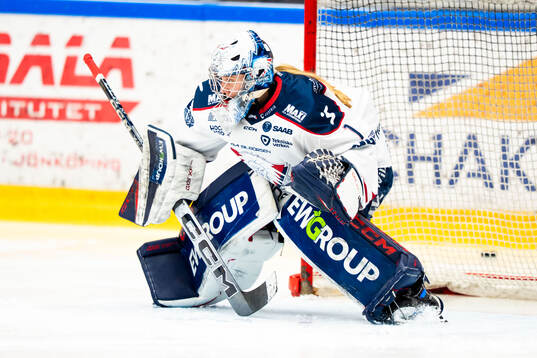 Linköpings målvakt Ebba Svensson Träff