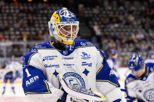 Leksands målvakt Marcus Gidlöf