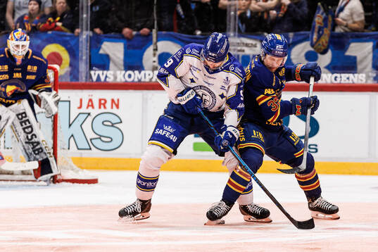 Leksands Gabriel Fortier och Djurgårdens Jesper Pettersson