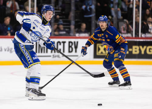 Leksands Tinus Luc Koblar och Djurgårdens Philip Holm