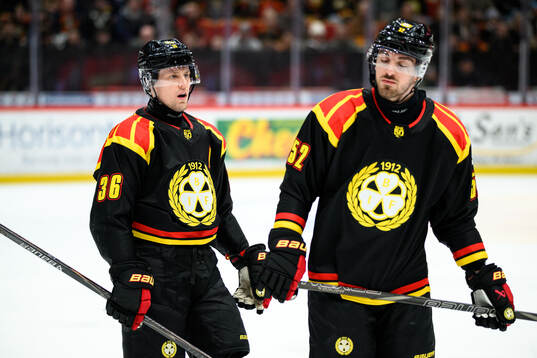 Brynäs Linus Ölund och Jack Kopacka