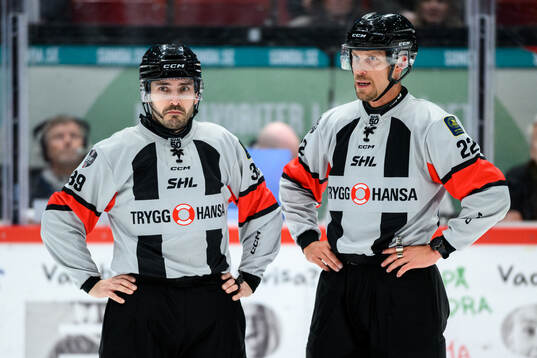 Domare Mattias Enroth och Domare Andreas Harnebring