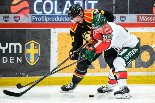 Brynäs Jakob Silfverberg och Frölundas Dominik Egli