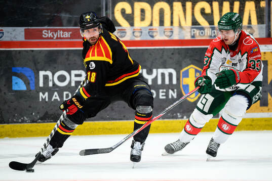 Brynäs Anton Rödin och Frölundas Linus Högberg