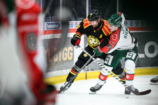 Brynäs Anton Rödin och Frölundas Ivar Stenberg