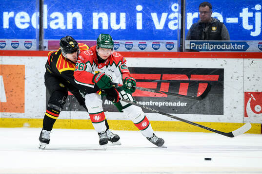 Brynäs Linus Ölund och Frölundas Isac Heens