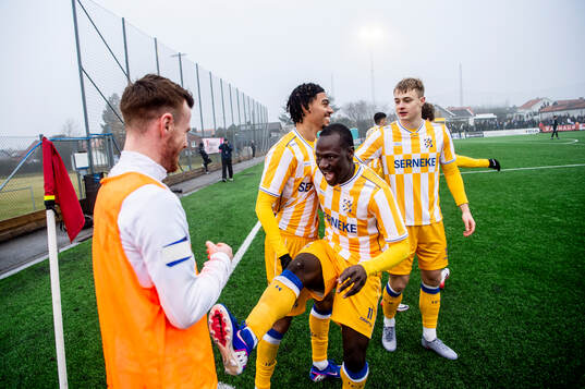 IFK Göteborgs Sebastian Clemmensen och Saidou Alioum