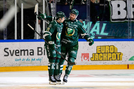 Färjestads Viktor Lodin, Radim Zohorna jublar