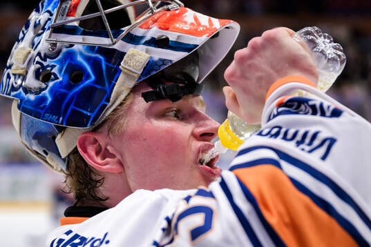 Växjös målvakt Ludvig Persson