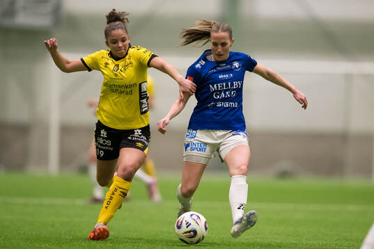 Elfsborgs Jennifer Brinck och Trelleborgs Hanna Persson