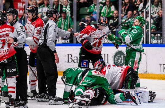 Örebros Gustav Backström och Rögles Leon Bristedt