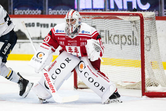 Timrås målvakt Jacob Johansson