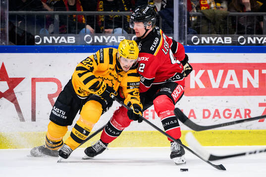 Skellefteås Jonathan Johnson och Luleås Otto Leskinen
