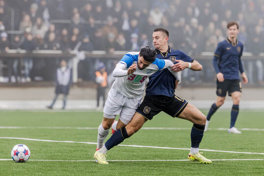 Oddevolds Leonardo Farah Shahin och AIKs Dino Besirovic