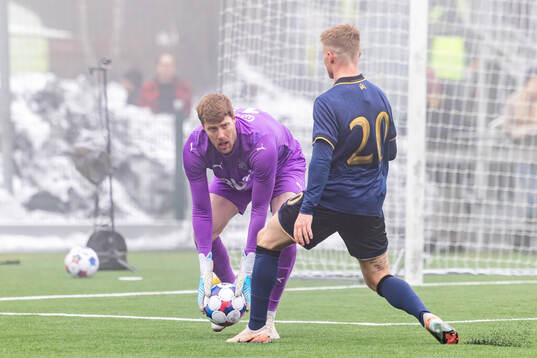 Oddevolds Morten Sætra och AIKs Erik Flataker