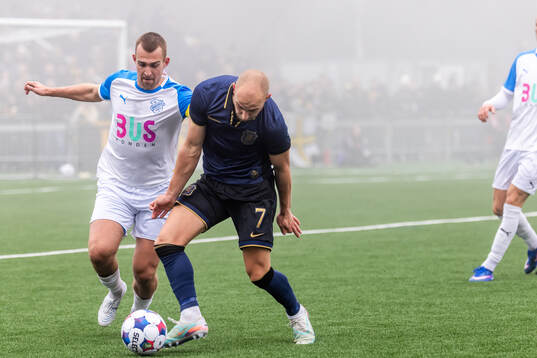 Oddevolds Jesper Merbom Adolfsson och AIKs Amel Mujanic