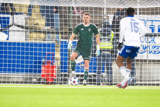 Landskronas målvakt Marcus Pettersson