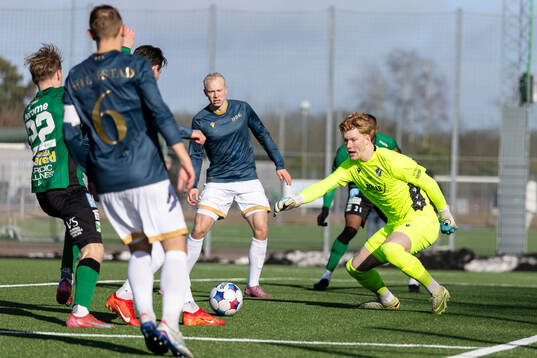 Halmstads målvakt William Lykke