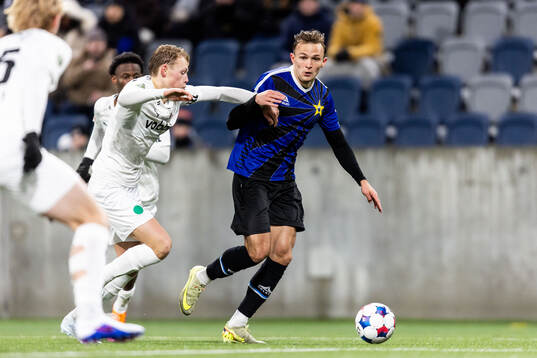 Helsingborgs Alvin Nordin och Sirius Oscar Krusnell