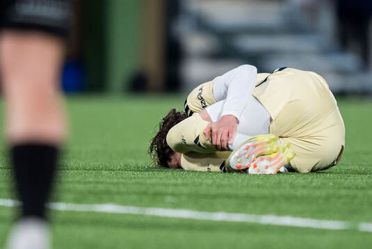 Djurgårdens Nino Zugelj har ont