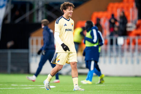 Djurgårdens Mikael Anderson jublar