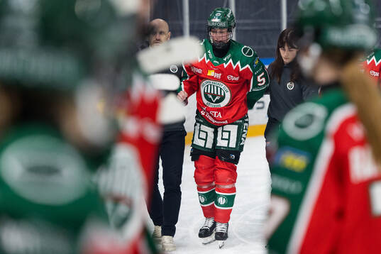 Frölundas Nathalie Lidman har ont