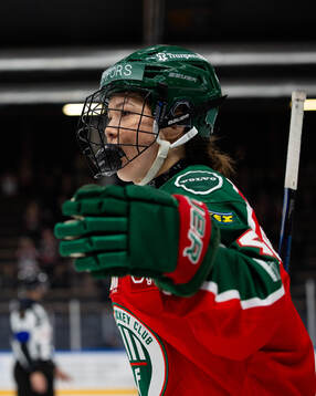 Frölundas Ebba Westerlind jublar