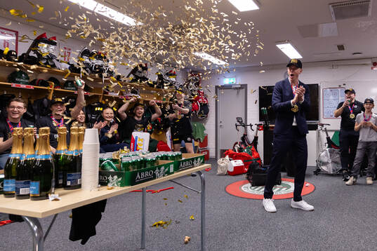 Coach Robert Ohlsson of Frölunda