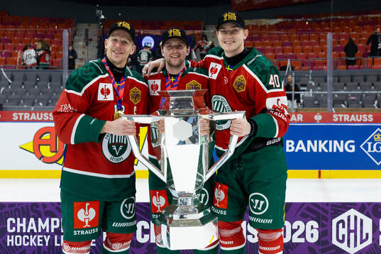 Max Friberg, Linus Weissbach and Jacob Peterson of
