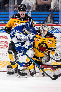 Luleås Otto Leskinen och Leksands Gabriel Fortier och