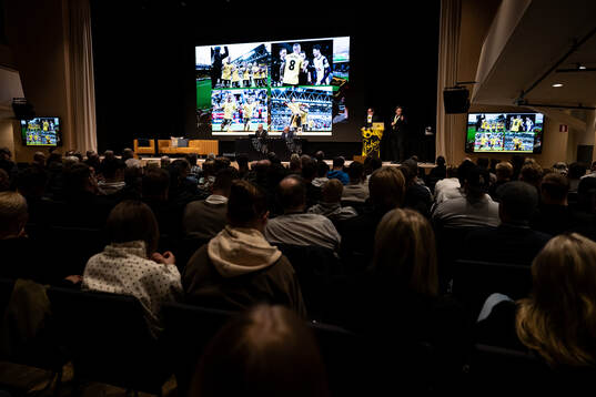 Ordförande Sune Lundqvist och klubbchef Stefan Andreasson