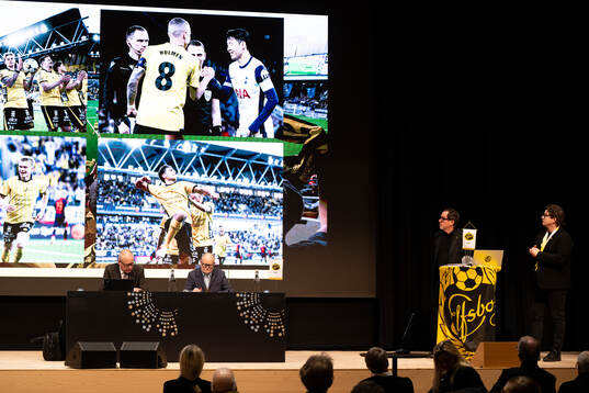 Ordförande Sune Lundqvist och klubbchef Stefan Andreasson