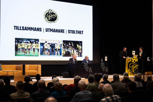 Ordförande Sune Lundqvist och klubbchef Stefan Andreasson